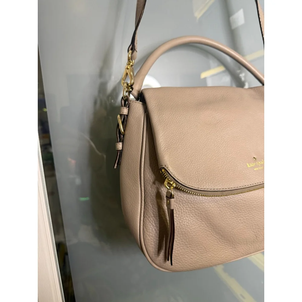 Kate Spade Boerum Place Devin Convertible Crossbody Bag In Taupe